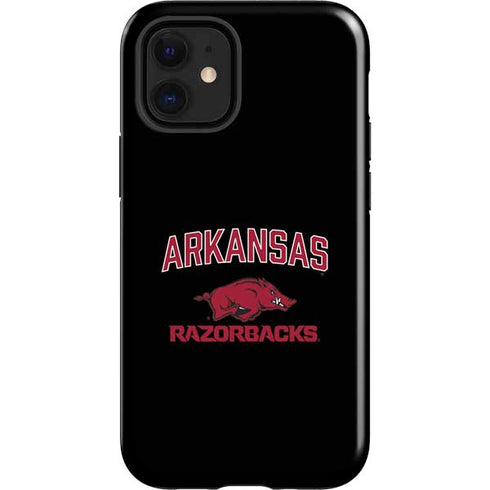 University of Arkansas-Fayetteville Razorbacks Black iPhone 12 Mini Impact Case