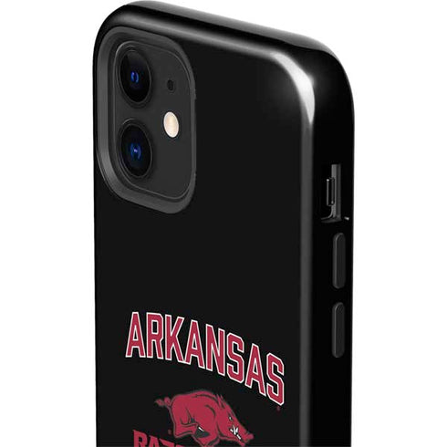University of Arkansas-Fayetteville Razorbacks Black iPhone 12 Mini Impact Case