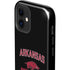 University of Arkansas-Fayetteville Razorbacks Black iPhone 12 Mini Impact Case