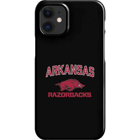 University of Arkansas-Fayetteville Razorbacks Black iPhone 12 Mini Lite Case