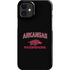 University of Arkansas-Fayetteville Razorbacks Black iPhone 12 Mini Lite Case