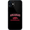 University of Arkansas-Fayetteville Razorbacks Black iPhone 12 Mini Skin