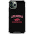 University of Arkansas-Fayetteville Razorbacks Black iPhone 12 Pro Clear Case