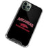 University of Arkansas-Fayetteville Razorbacks Black iPhone 12 Pro Clear Case
