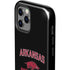 University of Arkansas-Fayetteville Razorbacks Black iPhone 12 Pro Impact Case