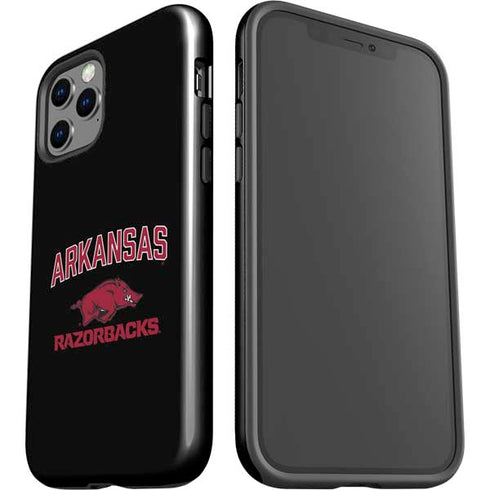 University of Arkansas-Fayetteville Razorbacks Black iPhone 12 Pro Impact Case