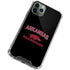 University of Arkansas-Fayetteville Razorbacks Black iPhone 12 Pro Max Clear Case