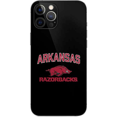 University of Arkansas-Fayetteville Razorbacks Black iPhone 12 Pro Max Skin