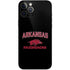University of Arkansas-Fayetteville Razorbacks Black iPhone 12 Pro Max Skin