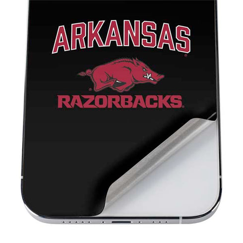 University of Arkansas-Fayetteville Razorbacks Black iPhone 12 Pro Max Skin