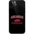 University of Arkansas-Fayetteville Razorbacks Black iPhone 12 Pro Skin