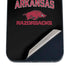 University of Arkansas-Fayetteville Razorbacks Black iPhone 12 Skin