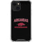 University of Arkansas-Fayetteville Razorbacks Black iPhone 13 Clear Case