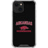 University of Arkansas-Fayetteville Razorbacks Black iPhone 13 Clear Case