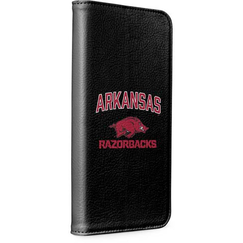 University of Arkansas-Fayetteville Razorbacks Black iPhone 13 Folio Case