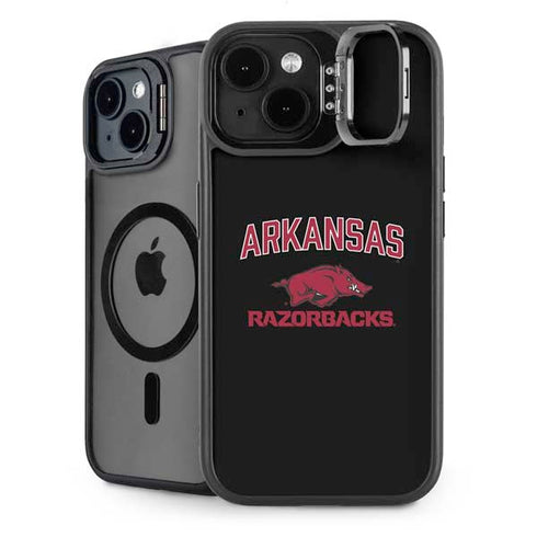University of Arkansas-Fayetteville Razorbacks Black iPhone 13 Kickstand Case