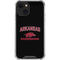 University of Arkansas-Fayetteville Razorbacks Black iPhone 13 Mini Clear Case
