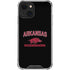 University of Arkansas-Fayetteville Razorbacks Black iPhone 13 Mini Clear Case
