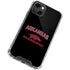 University of Arkansas-Fayetteville Razorbacks Black iPhone 13 Mini Clear Case
