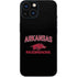University of Arkansas-Fayetteville Razorbacks Black iPhone 13 Mini Skin
