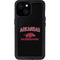 University of Arkansas-Fayetteville Razorbacks Black iPhone 13 Mini Waterproof Case