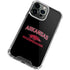 University of Arkansas-Fayetteville Razorbacks Black iPhone 13 Pro Max Clear Case