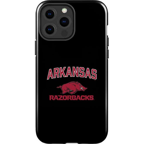 University of Arkansas-Fayetteville Razorbacks Black iPhone 13 Pro Max Impact Case