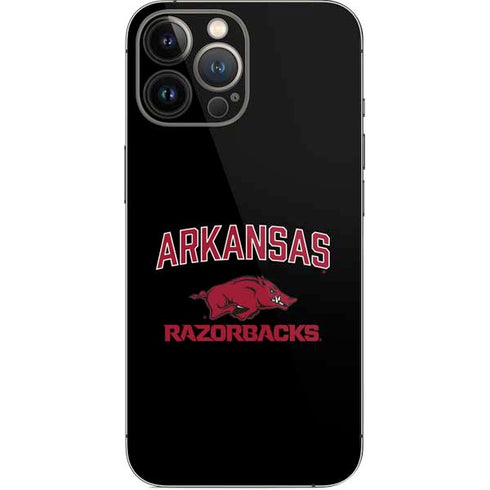 University of Arkansas-Fayetteville Razorbacks Black iPhone 13 Pro Max Skin