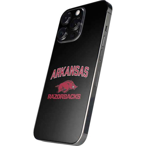 University of Arkansas-Fayetteville Razorbacks Black iPhone 13 Pro Max Skin