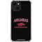 University of Arkansas-Fayetteville Razorbacks Black iPhone 14 Clear Case