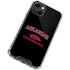 University of Arkansas-Fayetteville Razorbacks Black iPhone 14 Plus Clear Case