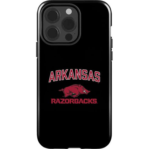 University of Arkansas-Fayetteville Razorbacks Black iPhone 14 Pro Impact Case