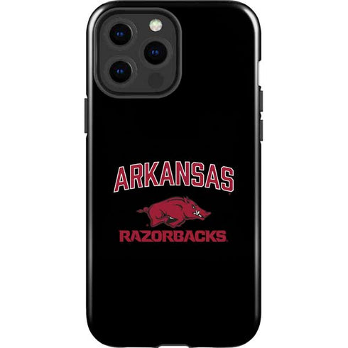 University of Arkansas-Fayetteville Razorbacks Black iPhone 14 Pro Max Impact Case