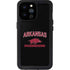 University of Arkansas-Fayetteville Razorbacks Black iPhone 14 Pro Max Waterproof Case