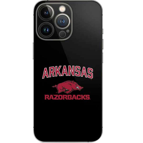 University of Arkansas-Fayetteville Razorbacks Black iPhone 14 Pro Skin