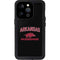 University of Arkansas-Fayetteville Razorbacks Black iPhone 14 Pro Waterproof Case