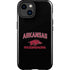 University of Arkansas-Fayetteville Razorbacks Black iPhone 15 Impact Case
