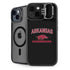 University of Arkansas-Fayetteville Razorbacks Black iPhone 15 Kickstand Case