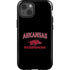 University of Arkansas-Fayetteville Razorbacks Black iPhone 15 Plus Impact Case