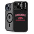 University of Arkansas-Fayetteville Razorbacks Black iPhone 15 Plus Kickstand Case