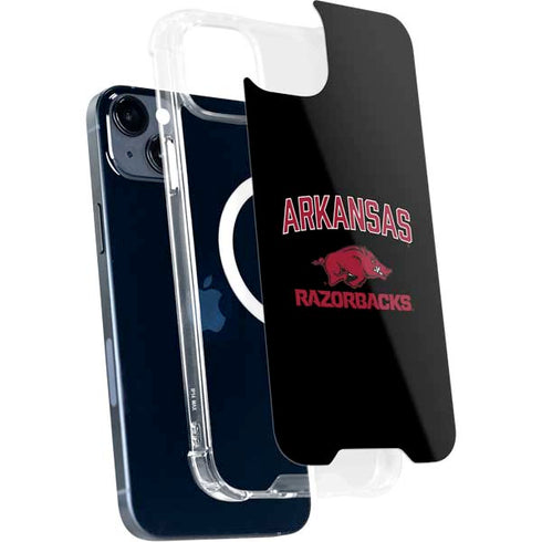 University of Arkansas-Fayetteville Razorbacks Black iPhone 15 Plus MagSafe Case