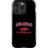 University of Arkansas-Fayetteville Razorbacks Black iPhone 15 Pro Impact Case