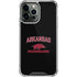 University of Arkansas-Fayetteville Razorbacks Black iPhone 15 Pro Max Clear Case