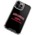 University of Arkansas-Fayetteville Razorbacks Black iPhone 15 Pro Max Clear Case