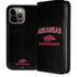 University of Arkansas-Fayetteville Razorbacks Black iPhone 15 Pro Max Folio Case