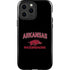 University of Arkansas-Fayetteville Razorbacks Black iPhone 15 Pro Max Impact Case