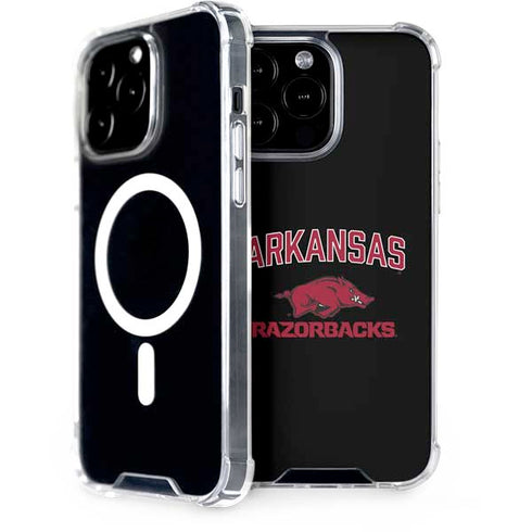 University of Arkansas-Fayetteville Razorbacks Black iPhone 15 Pro Max MagSafe Case