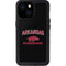 University of Arkansas-Fayetteville Razorbacks Black iPhone 15 Waterproof Case