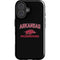 University of Arkansas-Fayetteville Razorbacks Black iPhone 16 Impact Case