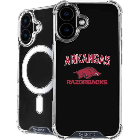 University of Arkansas-Fayetteville Razorbacks Black iPhone 16 MagSafe Case
